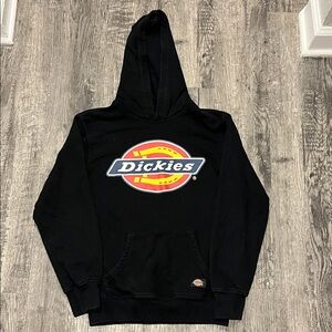 Dickies Black Pullover Hoodie with Logo